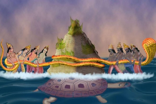 समुद्र मंथन क्यों करना पड़ा, समुद्र मंथन कहाँ हुआ