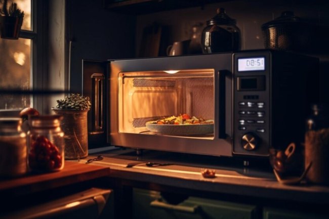 माइक्रोवेव ओवन को हमेशा इस दिशा में रखें