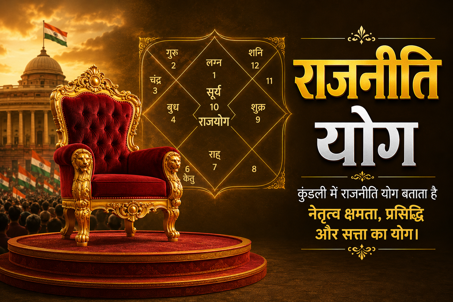 कुंडली में राजनीति योग रिपोर्ट