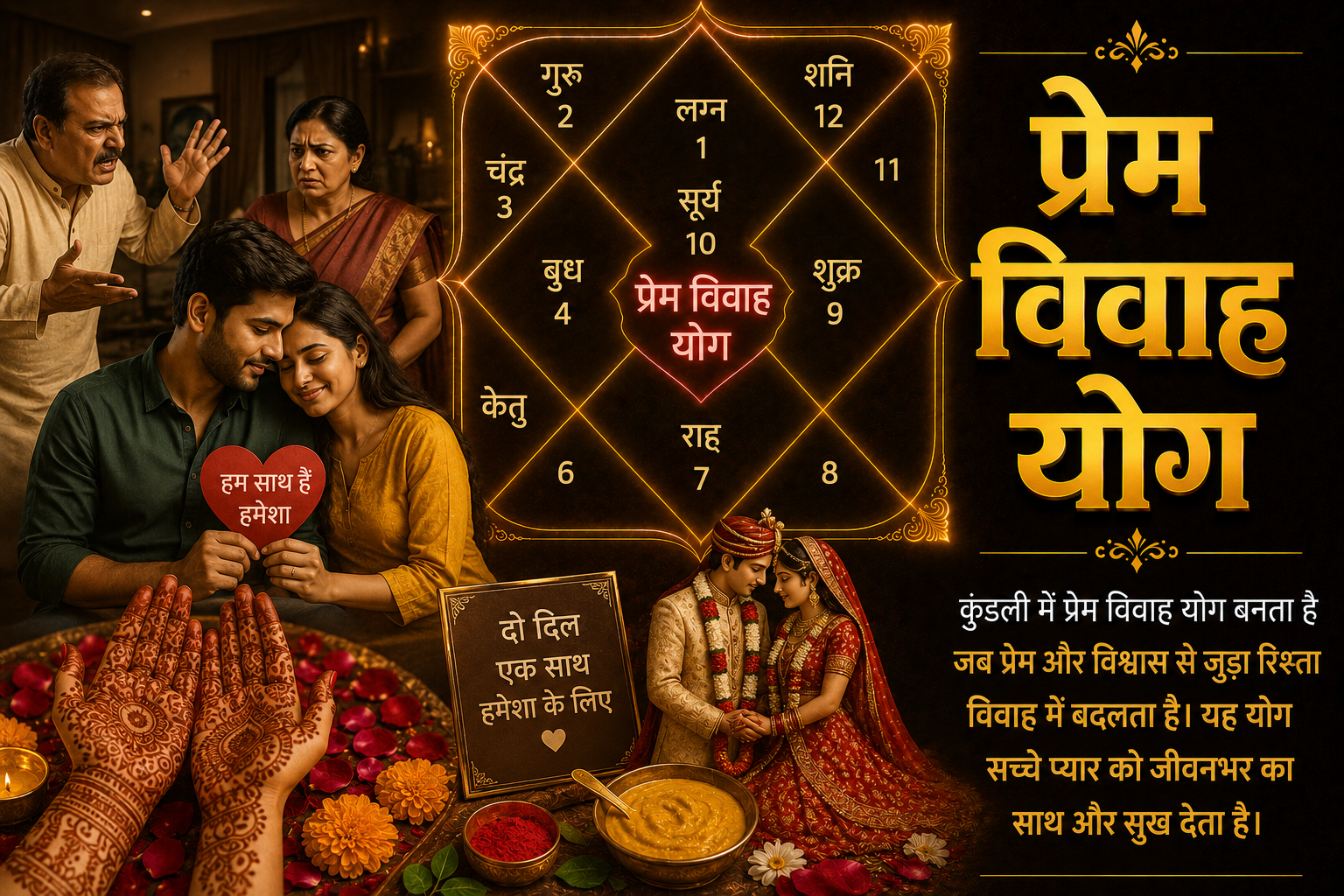 प्रेम विवाह योग रिपोर्ट