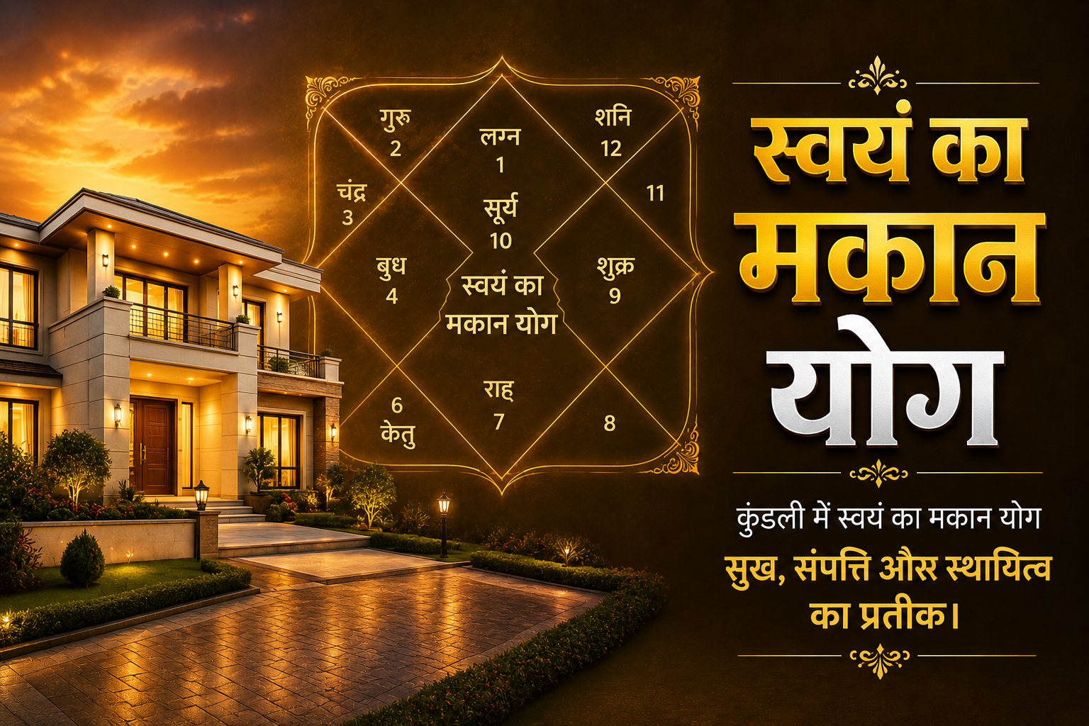 स्वयं का मकान योग रिपोर्ट